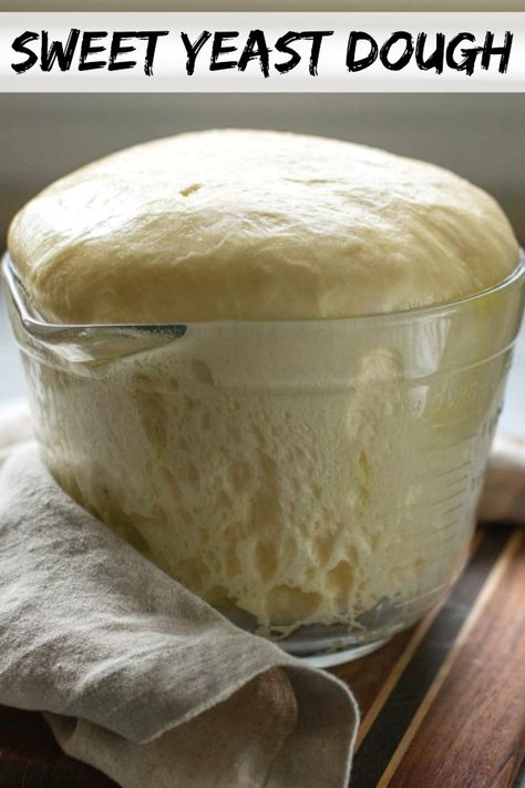 Sweet Yeast Dough, Sweet Bread Recipe, Yeast Dough Recipe, Yeast Dough, Homemade Bread Recipes Easy, Sweet Dough, Best Bread Recipe, Bread Loaf, Bread Bun