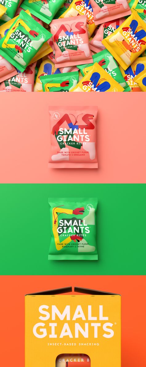 Gummy Animals, Insect Snacks, Snacks Packaging Design, Gummies Packaging, Gourmet Crackers, Sweets Packaging, Snacks Packaging, Edible Insects, Packaging Snack