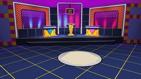 Gameshow Design, Retro Stage Design, Game Show Set, Game Show Background, Game Show Aesthetic, Game Show Decorations, Game Show Set Design, Gameshow Set Design, Set Design Tv Show