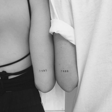 People With Tattoos, Petit Tattoo, Butterfly Tattoos For Women, Sibling Tattoos, Inspiration Tattoos, Bff Tattoos, Sister Tattoos, Friend Tattoos, Name Tattoos