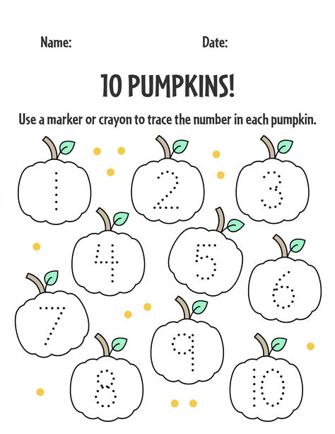 Print your Free Pumpkin Worksheets for Preschool!  Pumpkin Number Counting Sheet | Pumpkin Printables for Preschool | Counting Pumpkins for Preschool Pumpkin Dot Marker Printable, Pumpkin Sorting Preschool, Fall Math For Preschool, Pumpkin Preschool Printable, Preschool Activities Pumpkin, Free Pumpkin Investigation Printable, Pumpkin Patch Preschool Activities, Counting For Preschool, Pumpkin Preschool Worksheets