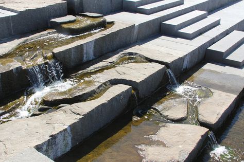 All sizes | Water Stairs | Flickr - Photo Sharing! Kolam Koi, Water Architecture, Urban Landscape Design, Landscape Architecture Design, Water Element, Water Play, Salou, Water Design, Modern Landscaping