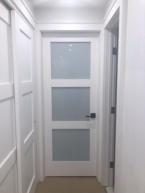 Bedroom Doors With Glass Panels, Interior Doors Frosted Glass, Interior Bedroom Doors Modern, Bedroom Door With Glass Panels, Interior Doors Glass Panel, Frosted Glass Bedroom Door, Frosted Glass Bathroom Doors, Doors With Glass Panels Interior, Frosted Bedroom Doors