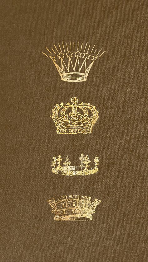 Golden baroque style crown collection vectors | premium image by rawpixel.com / Adj Royalty Graphic Design, Golden Crown Aesthetic, Crown Aesthetic Wallpaper, The Crown Aesthetic, Aesthetic Crown, Crown Wallpaper, Crown Vector, Baroque Crown, Crown Pictures