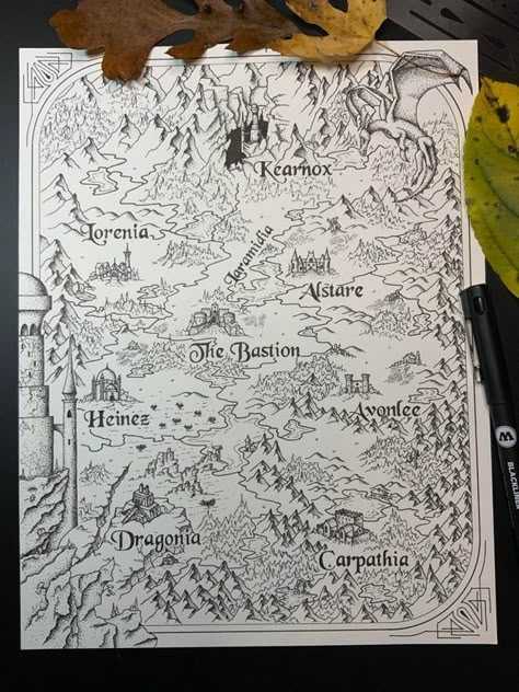 Fantasy Map Drawing Ideas, Magic Map, Maps Drawing, Maps Aesthetic, Map Sketch, Map Drawing, Fantasy Map Making, Map Symbols, Dnd World Map