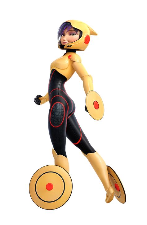 go go tomago side view Big Hero 6 Costume, Go Go Tomago, Big Hero 6 Characters, Gogo Tomago, Hiro Big Hero 6, Hiro Hamada, Disney Infinity, Hero Costumes, Baymax