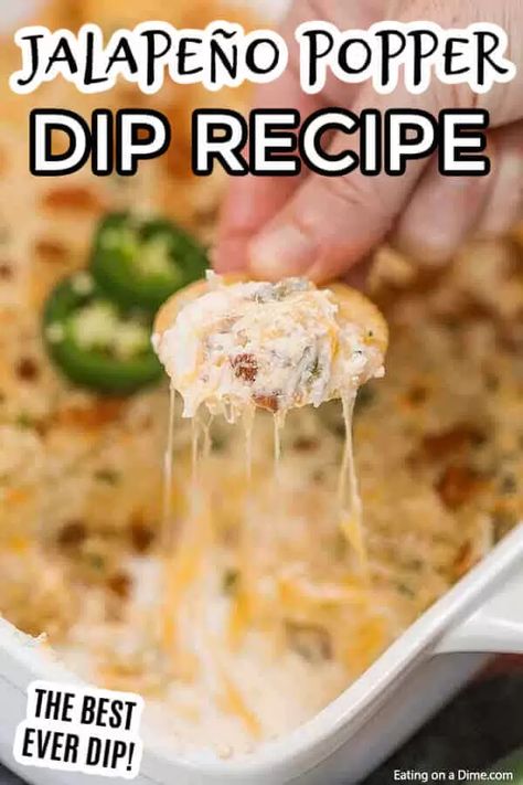 Cold Jalapeno Popper Dip Easy, Bacon Jalapeno Dip, Popper Dip Recipe, Jalapeno Cream Cheese Dip, Jalapeno Popper Dip Recipe, Recipes Dips, Spice Rubs, Dips Recipes, Simple Appetizer