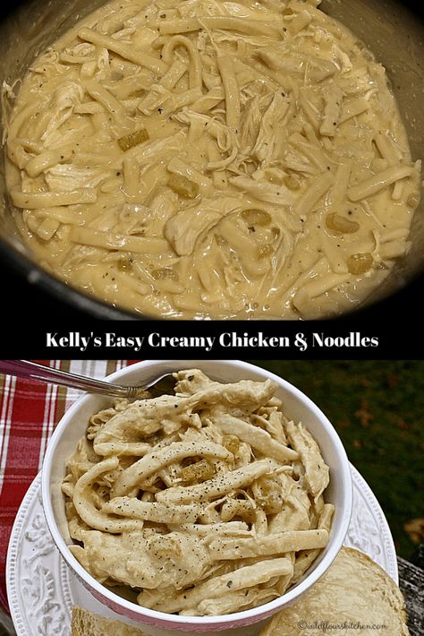 Amish Style Chicken And Noodles, Renames Chicken And Noodles, Homestyle Egg Noodle Recipes, Easy Chicken Noodles Simple, Chicken And Noodles Over Mashed Potatoes Easy, Creamed Chicken And Noodles, Homestyle Chicken And Noodles, Stove Top Chicken And Noodles Recipe, Rotisserie Chicken And Noodles Easy