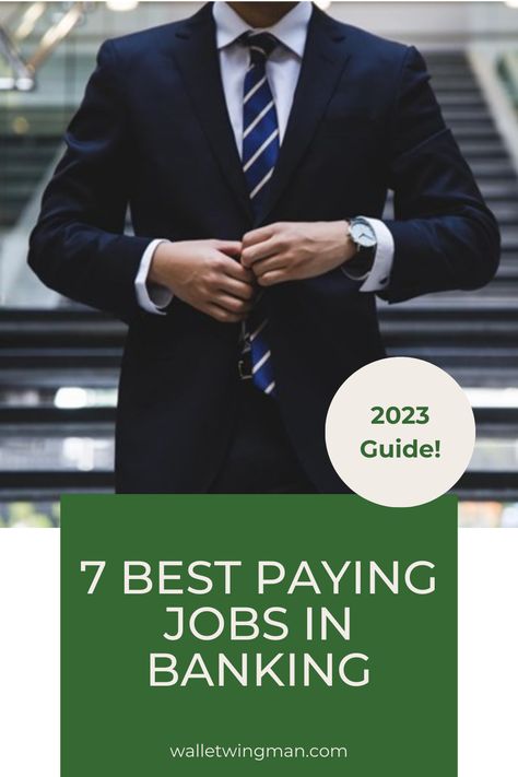 Looking for a finance career and wondering if banking jobs are for you? Find out what the 7 high-paying jobs in major banks are and explore your career options to make money and achieve your financial goals! Finance | Career advice | Banking jobs career | best banking jobs | high paying jobs | Money tips Jobs In Finance, Accounting Jobs Career, Banking Aesthetic, High Paying Jobs No Degree, Investment Banking Career, High Paying Careers, Finance Degree, Good Paying Jobs, Finance Jobs