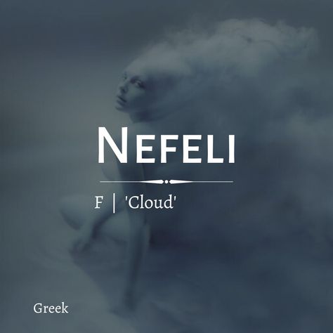 Nefeli [neh-FEH-lee] meaning cloud, Photography by Elena Vizerskaya Names Meaning Air, Names That Mean Rain, Names That Mean Air, Elena Meaning, Elena Vizerskaya, Cloud Names, Boy Name Meanings, N Names, Cloud Photography