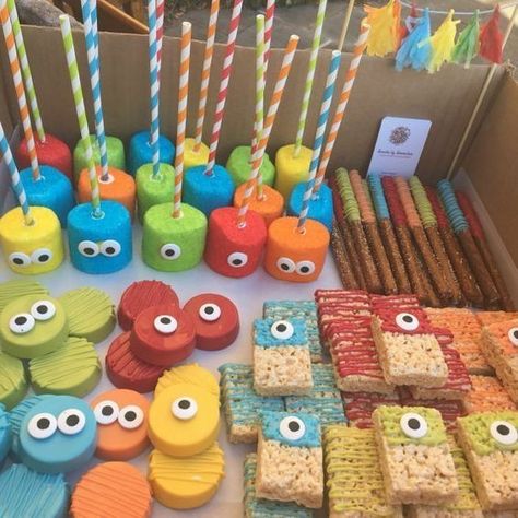 Monster Party Ideas, Little Monster Party, Monster First Birthday, Little Monster Birthday, Monster 1st Birthdays, Monster Inc Birthday, Fest Temaer, Boys First Birthday Party Ideas, Monster Birthday Parties