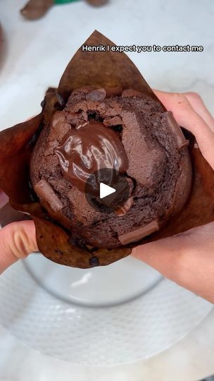 Olympic Chocolate Muffin Recipe, Chef Danielle Sepsy Recipes, Olympic Chocolate Muffin, Chocolate Muffins Moist, Go Viral On Tiktok, Chocolate Muffin Recipe, Jumbo Muffins, Chocolate Muffin, Double Chocolate Muffins