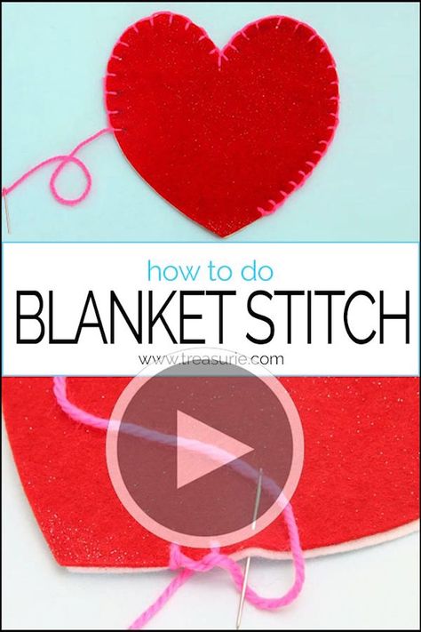 Blanket Stitch Tutorial, Tutorial Knitting, Projek Menjahit, Gubahan Bunga, Hand Sewing Projects, Costura Diy, Stitch Tutorial, Blanket Knitting, Beginners Knitting