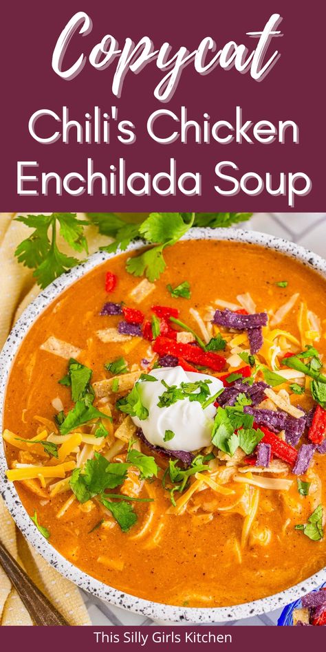 Copycat Zupas Chicken Enchilada Chili, Chilis Chicken Enchilada Soup Crock Pot, Chilis Chicken Enchilada Soup Recipe Crockpot, Chicken Enchilada Tortilla Soup, Chicken Enchilada Soup Tipsy Housewife, Copycat Chicken Enchilada Soup Chilis, Chili’s Copycat Chicken Tortilla Soup, Chili's Enchilada Soup Recipe, Copycat Chili's Chicken Enchilada Soup