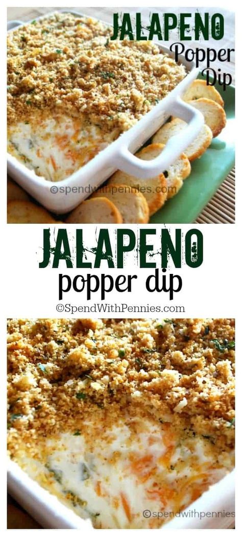 Jalapeno Popper Dip! Addictive and delicious! Office Treats, Jalapeno Popper Dip, Popper Dip, Cheese Cheddar, Banana Peppers, Cheesecake Dip, Spend With Pennies, Jalapeno Popper, Buffalo Chicken Dip