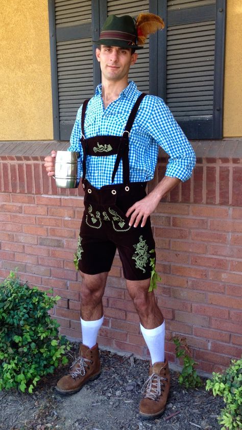 This ‘Mr. Legs,’ Oktoberfest Lederhosen Dude Outfit is a great German Fest Costume Idea. We are very well stocked with many styles or Lederhosen, German Hats, German Folkloric Attire, Barmaids & Historical German Characters. Get complete outfits or just the pieces you need. Oktoberfest Mens Outfit, Oktoberfest Party Outfit, Eurovision Outfit, October Fest Outfit, Octoberfest Outfits, Oktoberfest Men, Lederhosen Costume, German Lederhosen, Eurovision Party