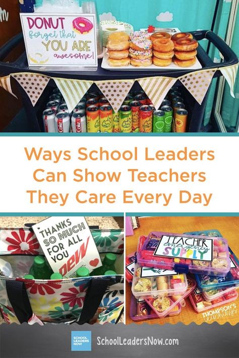 Cheer Cart For Teachers, Teacher Happy Cart Ideas, Treat Carts For Teachers, Teacher Gifts From Team Leader, Principal Gifts To Teachers, Pta Treats For Teachers, Valentines For Teachers From Principal, Teacher Appreciation Gift From Principal, Sunshine Cart Ideas For Teachers