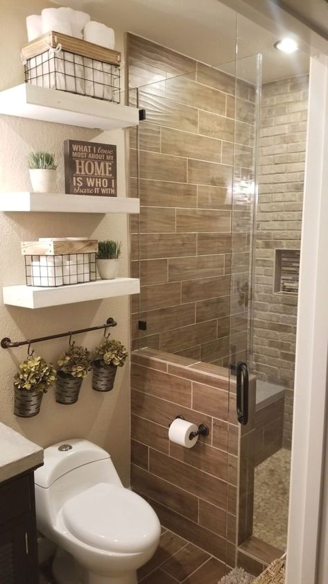 #storagehacks #storage #bathroomorganization Drømme Bad, Guest Ideas, Beautiful Bathroom Decor, Bilik Air, Small Bathroom Interior, Washroom Design, Restroom Decor, Small Bathroom Makeover, Bathroom Redesign