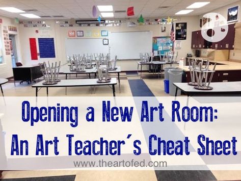 Art Room Inspiration, High School Art Room, Art Classroom Organization, Elementary Art Classroom, Art Classroom Management, Classe D'art, Art Teacher Resources, Elementary Art Rooms, Elementary School Art