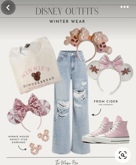 Disney World Outfit Winter, Disneyworld December Outfit, Florida Outfits December, Pink Disney Outfit Winter, Disney Christmas Party Outfit Ideas, Winter Disney World Outfits Women, Disney World Christmas Outfit For Women, Disney Outfits Cold Weather, Disneyland Paris Christmas Outfit