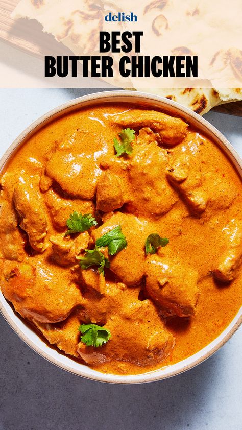 It's all about the sauce. Butter Chicken Recipes, Chicken Makhani, Indian Comfort Food, Butter Chicken Sauce, Chicken Sauce Recipes, Cooking Basmati Rice, Tomato Gravy, Weekday Dinner, Recipes Yummy