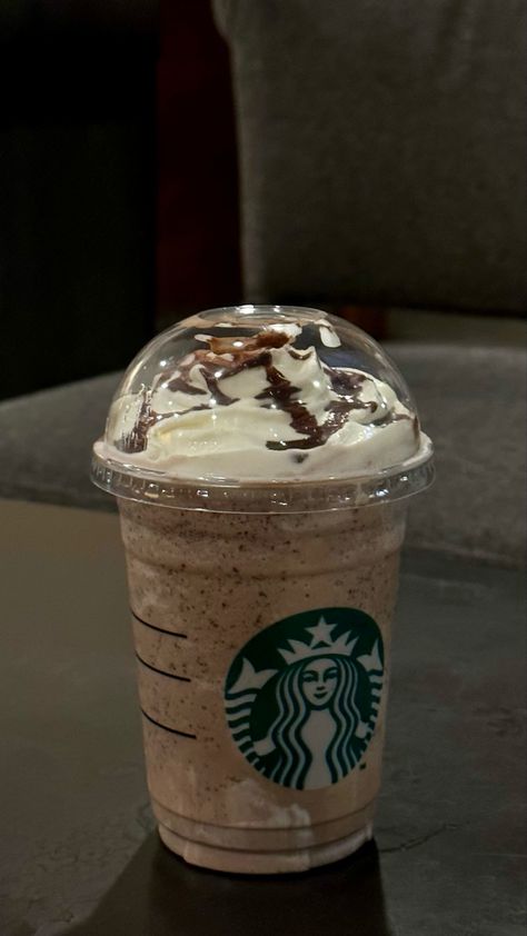 Chocolate chip cream frappuccino blended beverage with 1 pump of hazelnut syrup and heavy cream all the way Hazelnut Starbucks, Starbucks Chocolate, Heavy Cream, Hazelnut, All The Way, Syrup, Chocolate Chip, The Way, Ice Cream