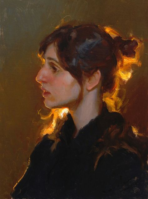 michael malm art -  backlit idea  May 2019 فنسنت فان جوخ, Figurative Kunst, Hur Man Målar, Tableau Art, Oil Portrait, Ap Art, Art Paint, Figure Painting, Figurative Art