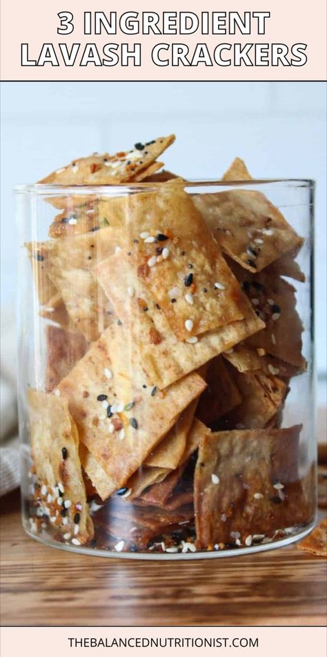 These crispy lavash crackers are the perfect companion for your favorite creamy dips. You only need three simple ingredients to make your own homemade lavash bread crackers! Lavash Bread Crackers, Lavish Crackers, Crispy Lavash, Homemade Lavash Bread, Lavash Bread Ideas, Lavash Crackers, Lavash Bread Recipe, Lavash Flatbread, Easy Homemade Crackers