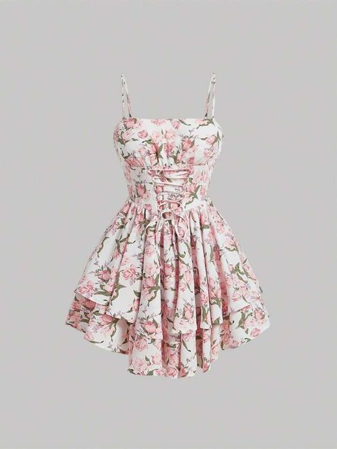 Pinterest Wishlist, Style Kawaii, Cute Dress Outfits, Floral Dresses Short, Looks Party, Short Summer Dresses, Kawaii Fashion Outfits, Simple Trendy Outfits, Look Vintage