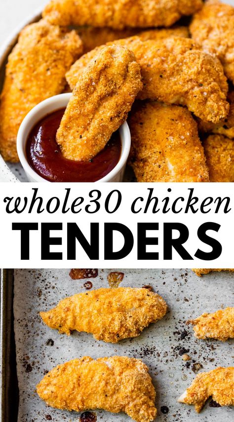 Healthy Whole30 Dinner Recipes, Clean Eating Chicken Tenders, Paleo Kid Friendly Recipes, Whole 30 Supper Ideas, Paleo Weeknight Dinners, Healthy Dinner Recipes Paleo, Whole 30 Compliant Snacks, Whole30 Snack Ideas, Whole 30 Meals Easy