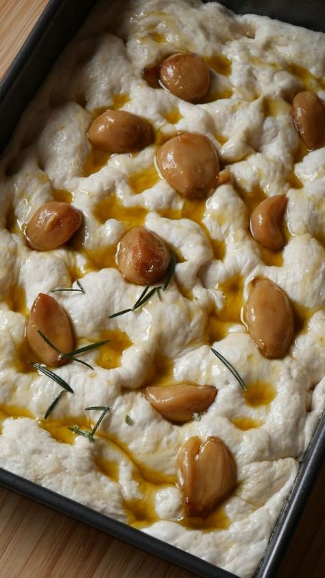 No Knead Focaccia, Foccacia Bread, Rosemary Focaccia, Focaccia Bread, No Knead Bread, No Knead, Bread Recipes Homemade, Artisan Bread, Dinner Rolls