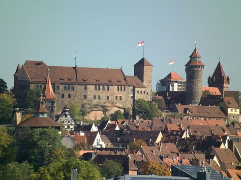 Burg Nürnberg - Germany Nuremberg Castle, Hohenzollern Castle, German Architecture, Nuremberg Germany, European Castles, Visit Germany, Germany Castles, Travel Wishlist, Romantic Places