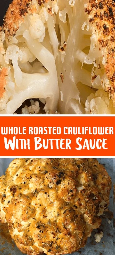 Whole Califlour Baked, Whole Head Cauliflower Recipes, Mediterranean Sides, Baked Cauliflower Recipe, Meal Sides, Keto Side Dish, Roasted Cauliflower Recipe, Roasted Cauliflower Recipes, Fried Zucchini