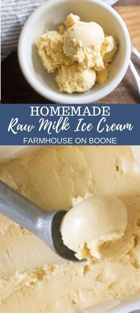 Creamy, homemade, raw-milk ice cream couldn’t be easier. It all starts with raw dairy, blended with rich pastured eggs, sweetened with honey or maple syrup, and deepened with a splash of vanilla. Homemade Ice Cream With Honey, Amish Homemade Ice Cream, Honey Vanilla Ice Cream, Goats Milk Ice Cream Recipe, Honey Sweetened Ice Cream, Ice Cream Maker Vanilla Ice Cream, Homage Ice Cream, Ice Milk Ice Cream, Make Ice Cream Without Ice Cream Maker