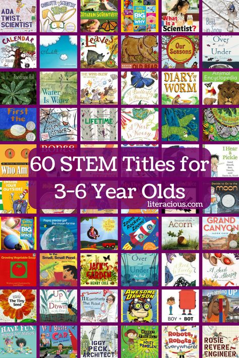 Science Literature, Summer Education, Books For Preschool, Books For Preschoolers, Easy Chapter Books, Stem Activities Preschool, Kindergarten Stem, Nature Technology, Basic Science