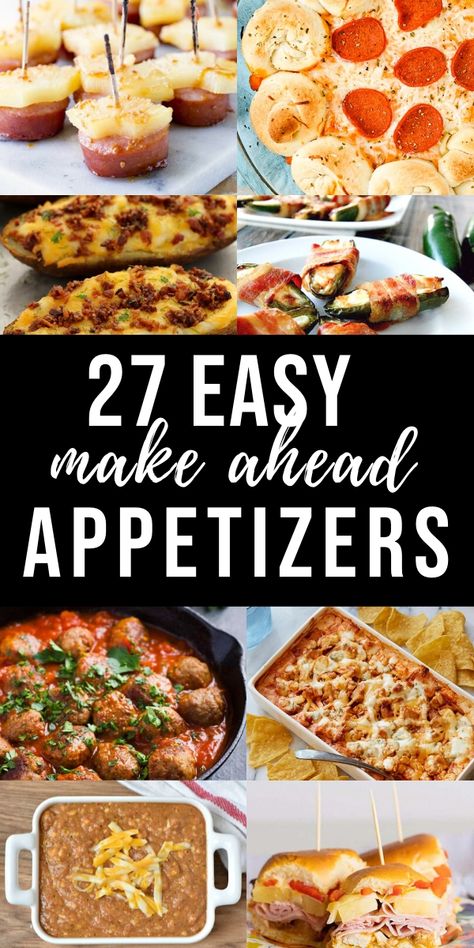 Happy Money Saver, Easy Make Ahead Appetizers, Happy Money, Frozen Appetizers, Make Ahead Appetizers, Appetizers Easy Finger Food, Best Appetizer Recipes, Finger Foods Easy, Easy Party Food