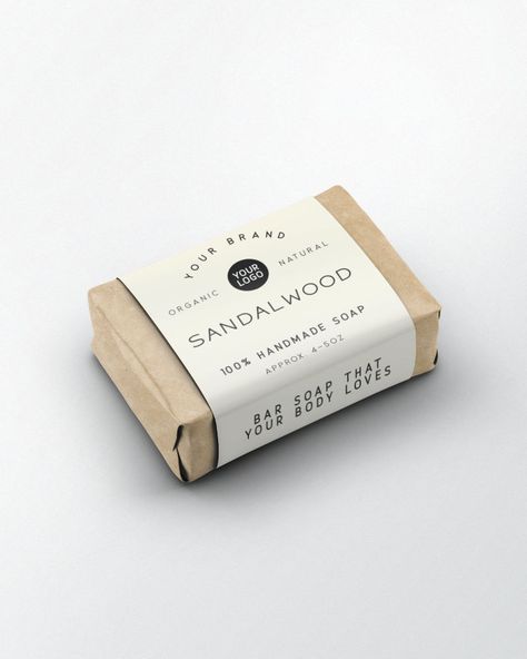 Soap Packaging Minimalist, Handmade Soap Business Card, Soap Sleeve Packaging, Printable Packaging Template, Soaps Packaging Ideas, Organic Soap Packaging Ideas, How To Make Soap Labels, Handmade Soap Labels, Bar Soap Packaging Ideas