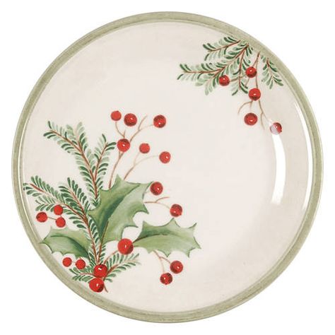 Vintage Christmas Plates, Christmas China Patterns, Xmas Plates, Christmas Pottery, Holiday Berries, Ceramic Cafe, Lenox Christmas, Holiday Dinnerware, Lenox Holiday