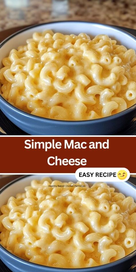 Make this easy homemade mac and cheese in just a few simple steps. With creamy cheddar, a rich sauce, and tender macaroni, this classic recipe is perfect for busy weeknights or as a crowd-pleasing side dish. A must-try for anyone looking for a quick, comforting meal! Simple Mac And Cheese Recipe, Simple Mac And Cheese, Easy Homemade Mac And Cheese, Easy Mac N Cheese Recipe, Mac And Cheese Healthy, Smoked Sausage Pasta, Easy Mac N Cheese, Zucchini Chips Baked, Homemade Mac And Cheese