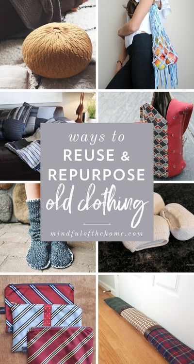 22 creative and unique ways to upcycle your old clothes into new, stylish pieces of #Couture #Upcycling #Old_Clothes_Diy_Upcycling #Repurposed_Clothing_Diy Upcycle Old Clothes, Jean Diy, Upcycling Clothes, Upcycled Furniture Diy, Upcycling Diy, Upcycle Clothes Diy, Thrift Store Crafts, Repurposed Clothing, Diy Upcycling