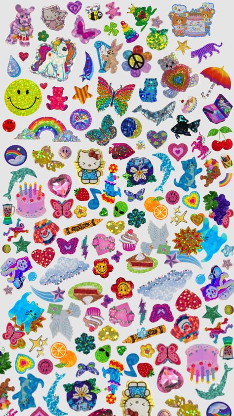 yes, it's messed up 😥 #stickers #sparkles #vibes 2000s Stickers Png, Aesthetic Stickers Y2k, Y2k Scrapbook Stickers, 2000s Aesthetic Stickers, Y2k Png Scrapbook Sticker, Childhood Stickers, Digital Scrapbook Stickers, 2000s Stickers, Mess Wallpaper