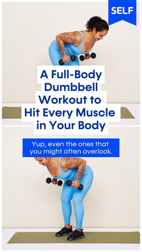 Strength Workout At Home, Full Body Strength Training Workout, Dumbbell Workout Plan, Free Weight Workout, Weights Workout For Women, Osteoporosis Exercises, Full Body Strength Workout, Beginner Full Body Workout, Full Body Dumbbell