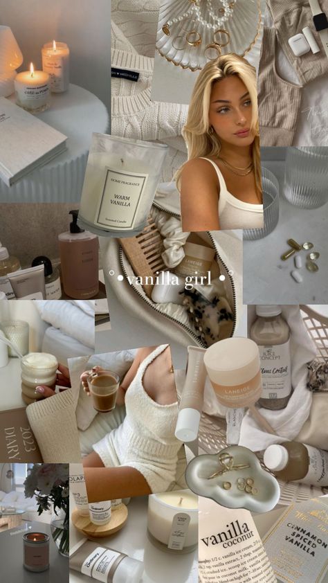 Vanilla Girl Vision Board☕️ Girl Vision Board, Fall Boots Outfit, Body Gym, Products Photography, Dream Vision Board, Model Lifestyle, Cream Aesthetic, Workout Plan For Women, Vanilla Girl