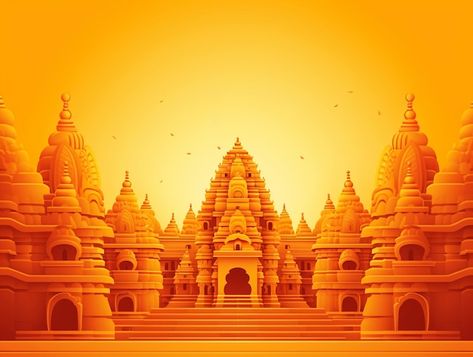 Temple Design Background, Temple Background Images, Ram Mandir Background, Devotional Background Images, Mandir Background, Hindu Background, Devotional Background, Ganpati Backdrop, Temple Backdrop