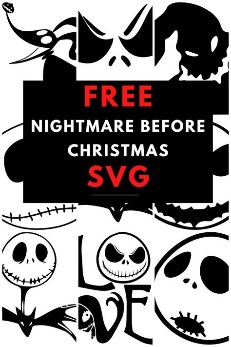 free nightmare before christmas SVGs for cricut Nightmare Before Christmas Font, Free Cricut Images, Nightmare Before Christmas Tree, Merry Christmas Font, Nightmare Before Christmas Tattoo, Christmas Svgs, Christmas Fonts Free, Nightmare Before Christmas Decorations, Cricut Christmas Ideas