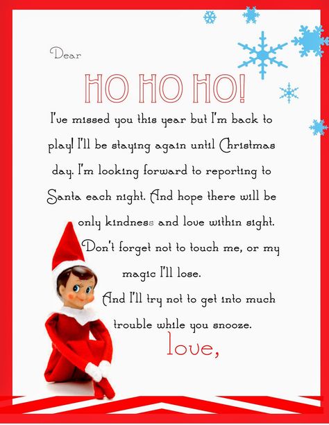 Free printable letter for when your Elf on the Shelf returns.  Thanksgiving has passed and that means we are full steam into Christmastime! Our mischievous little Elf on the Shelf will be appearing th Elf On Shelf Letter, Elf On The Shelves, To Do App, Elf On The Shelf Arrival, Elf Letters, Japanese Minimalist, Awesome Elf On The Shelf Ideas, Casa Halloween, Elf Activities