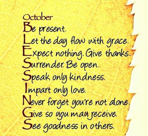 October Blessings October Blessings, Happy New Month Quotes, Autumn Drawing, New Month Quotes, October Quotes, Month Quotes, God Bless Us All, Blue October, Hello October