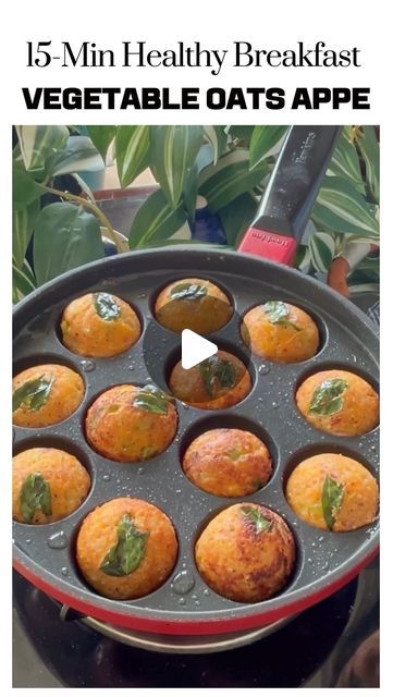 Preetha Athrey on Instagram: "Healthy Vegetable Oats Appe (Paniyaram)  Looking for a quick, nutritious, and delicious breakfast option?   Try these Healthy Oats Vegetable Appe (Paniyaram)! Perfect for busy mornings, this dish gets made in just 15 minutes.   These bite-sized delights are packed with the goodness of oats and a variety of colourful vegetables, making them tasty and wholesome. Whether you’re preparing breakfast for the family or a quick snack, these Oats Vegetable Appe are sure to satisfy.   If want 5 more quick and healthy breakfast ideas, drop a “YES” in the comments!  Give this easy and nutritious recipe a try at home. Don’t forget to follow my channel for more delicious and healthy recipes. Like, share, and comment 😍  Find the detailed recipe in the comments!  [Indian foo Healthy Breakfast Options Indian, Oats Breakfast Recipes Indian, Morning Tiffin Recipe, Morning Indian Breakfast, Morning Breakfast Recipes Indian, Indian Healthy Breakfast Ideas, Daily Breakfast Ideas, Morning Breakfast Ideas Indian, Indian Breakfast Ideas Healthy