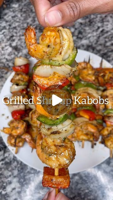 Salvatore Ganacci, Shrimp Kabobs, Lobster Dishes, Skewer Appetizers, Kabob Recipes, Shrimp Dishes, 10k Views, Delicious Dinner, Simple Recipes