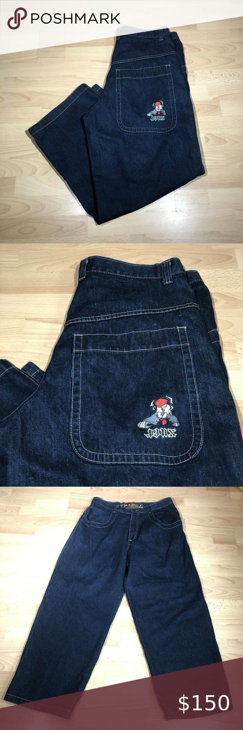 Rare Vtg 90s Grunge Baggy JYNX Denim Blue Jeans Skate Skater Punk Pants 40 Baggy Pants Skater, Grunge Baggy, Skater Punk, Skate Jeans, Grunge Pants, 90s Baggy Jeans, Skate Pants, Skater Grunge, Digital Wardrobe